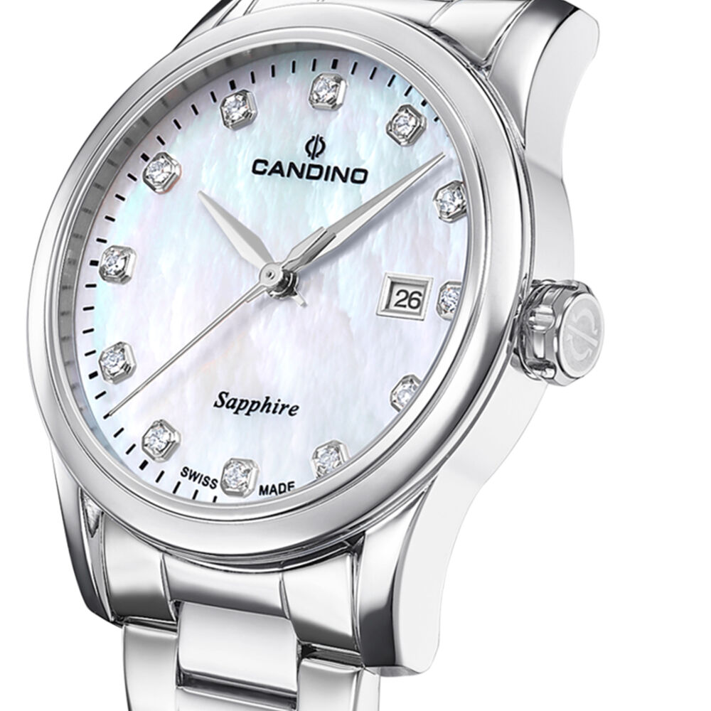 Reloj C4738/1 Candino Swiss Blanco Nácar Mujer Couples Classic image number 1.0